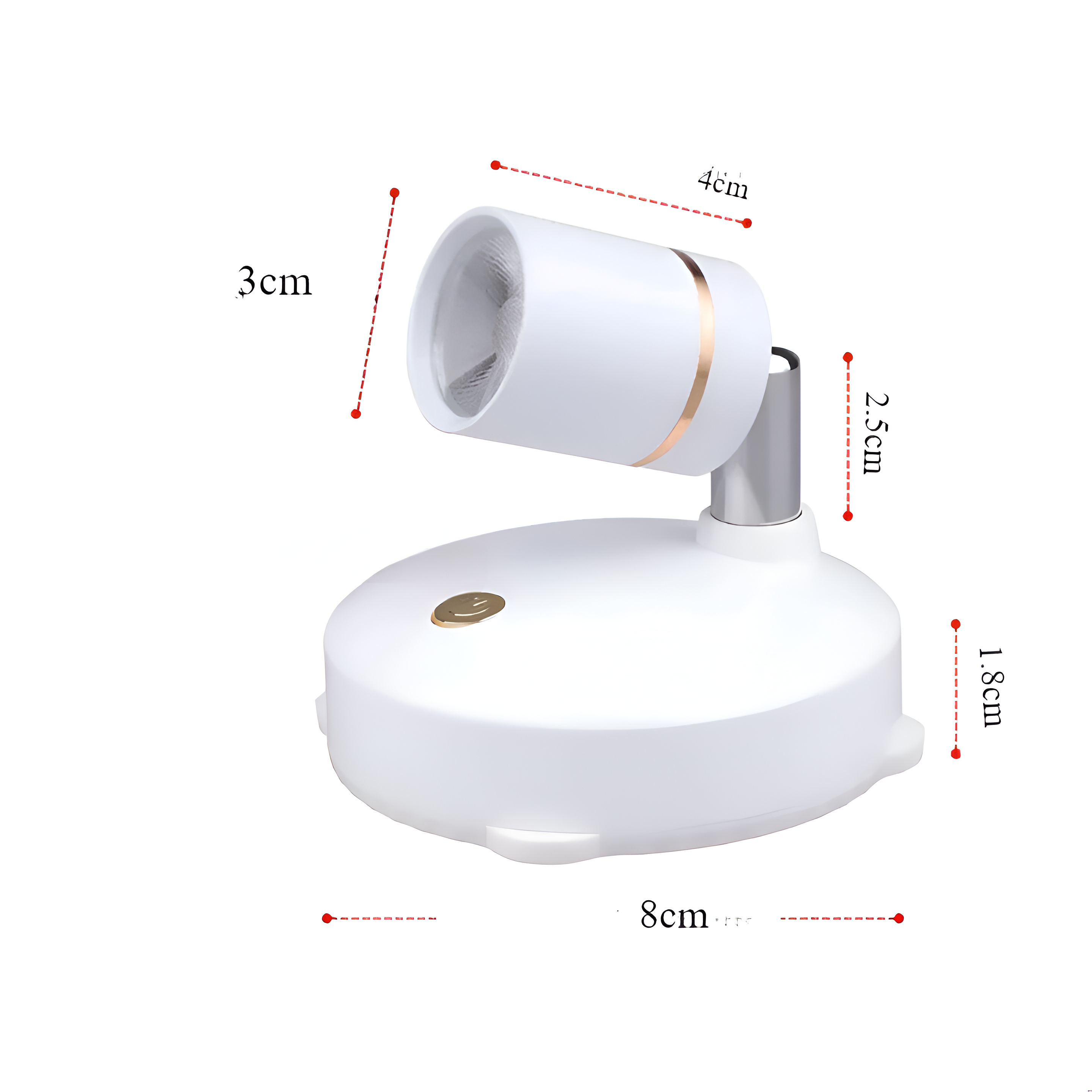 Mini LED-Spotlight – Dimbar och Trådlös | Perfekt Accentbelysning för Hemmet & Kontoret