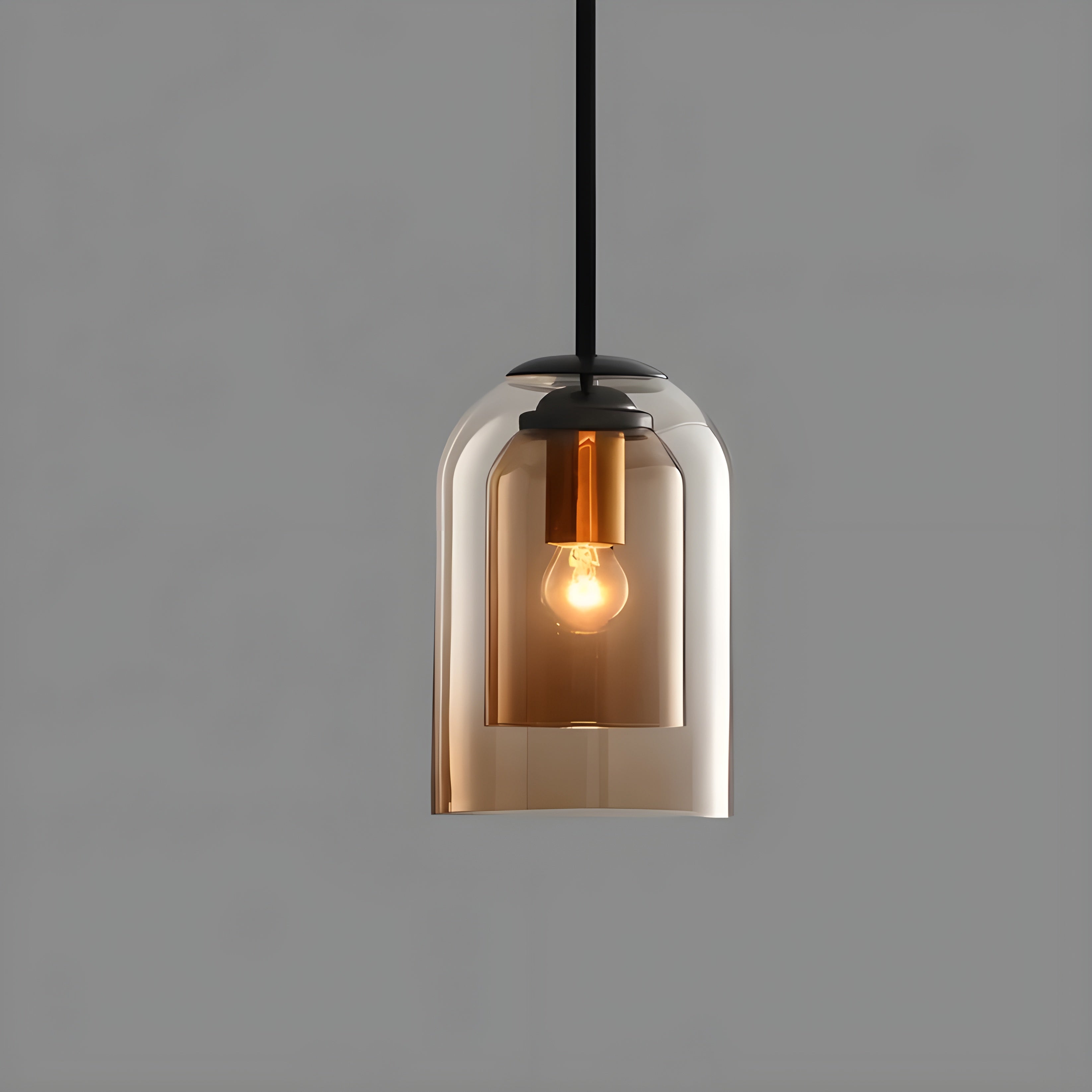 SkyGleam Light - Modern Dubbel Glas Pendellampa