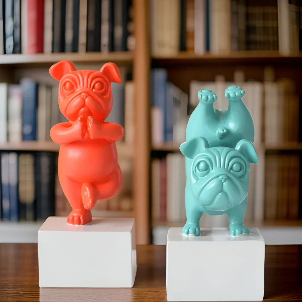 PosePup – Yoga-inspired statue of French Bulldog for modern rooms