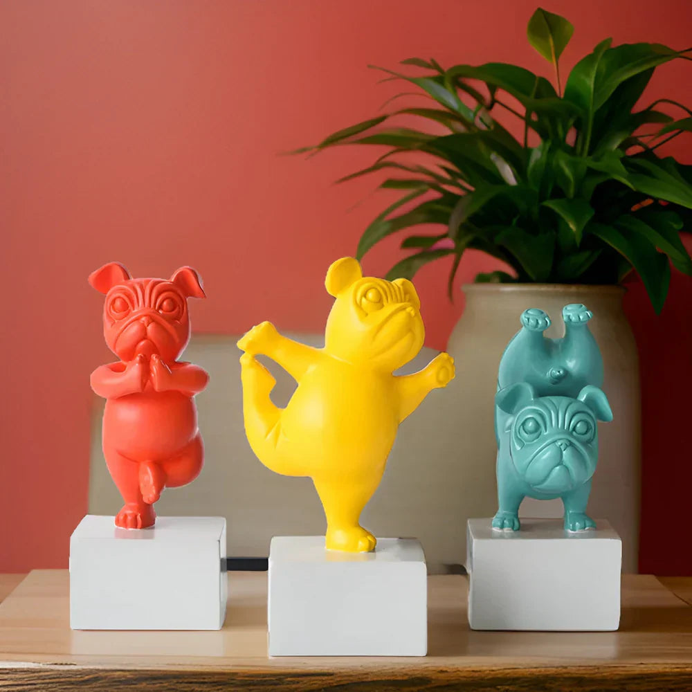 PosePup – Yoga-inspired statue of French Bulldog for modern rooms