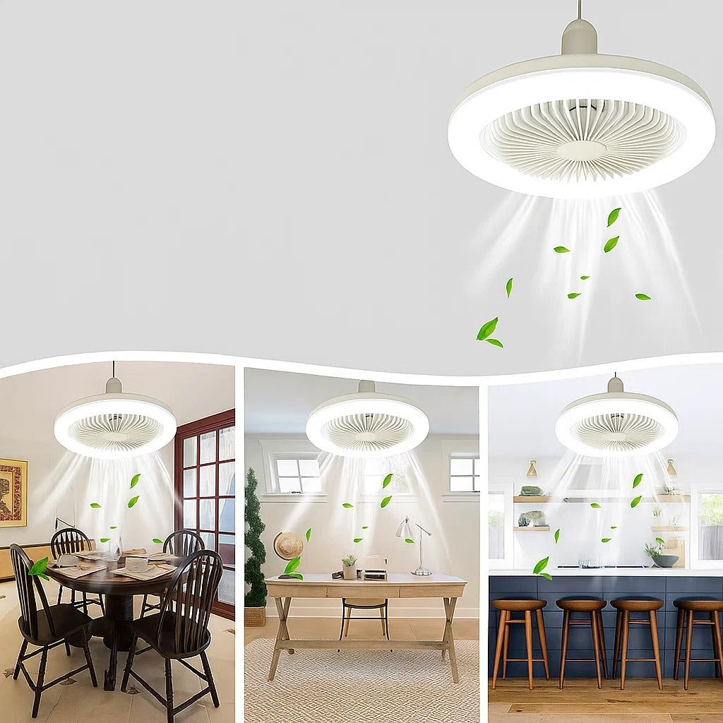 Takfläktlampa med fjärrkontroll