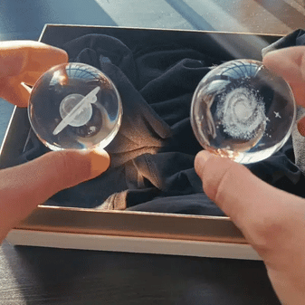 NebulaSphere – 3D-solssystem i en glaskula