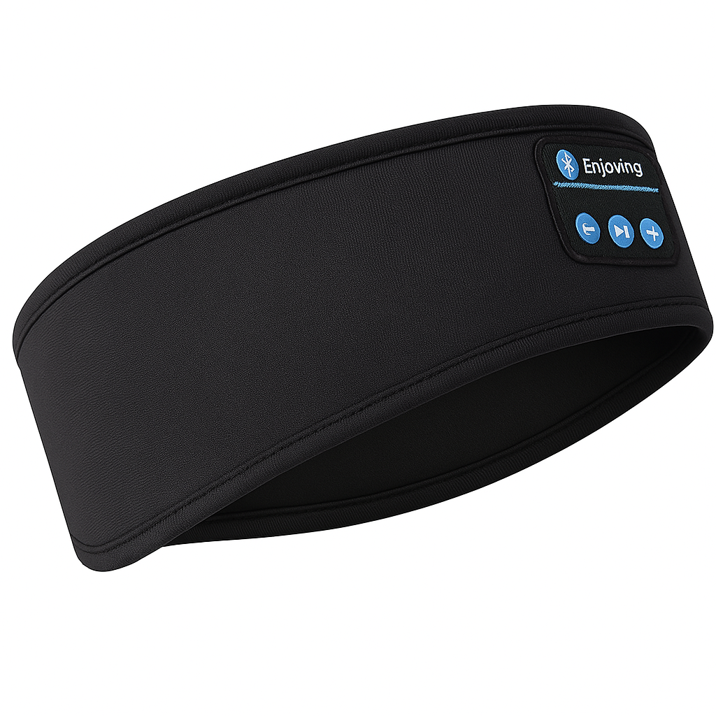 Bluetooth Sova Hörlurar Mjukt Tyg Huvudband