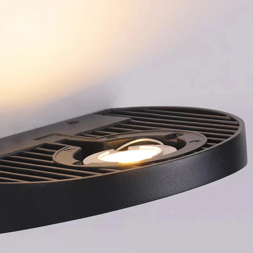 BlackGlow – Modern LED Vägglampa i Minimalistisk Design