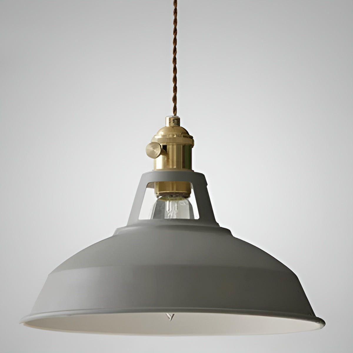 IronGlow Lampa - Vintage Järn Metall Takpendellampa