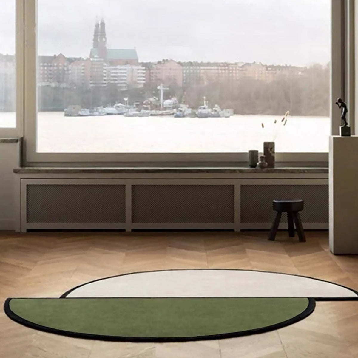 Arketa Halo | Tvättbar matta i halvcirkel form