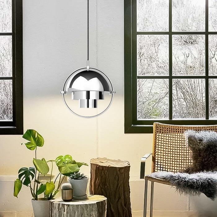 Isa LED Pendellampa - Modern Flervägs Rotera Taklampa, Tidlös Metalldesign