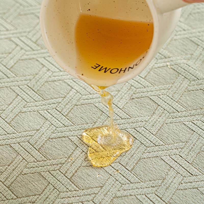 Jacquard Chenille Tyg Vattentät Oljetålig Sofföverdrag