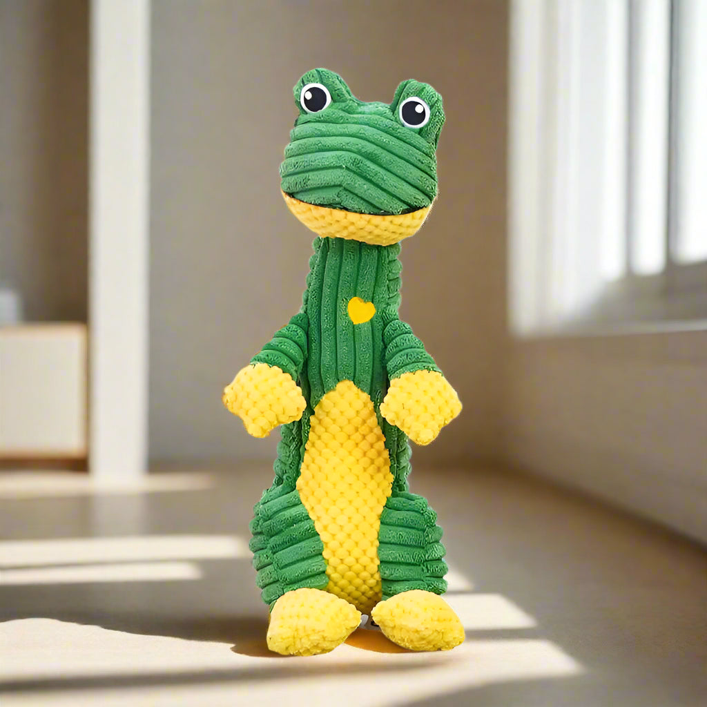 Furora Indestructible Plush Hundleksak – Mjuk & Hållbar Tuggleksak för Aggressiva Tuggare