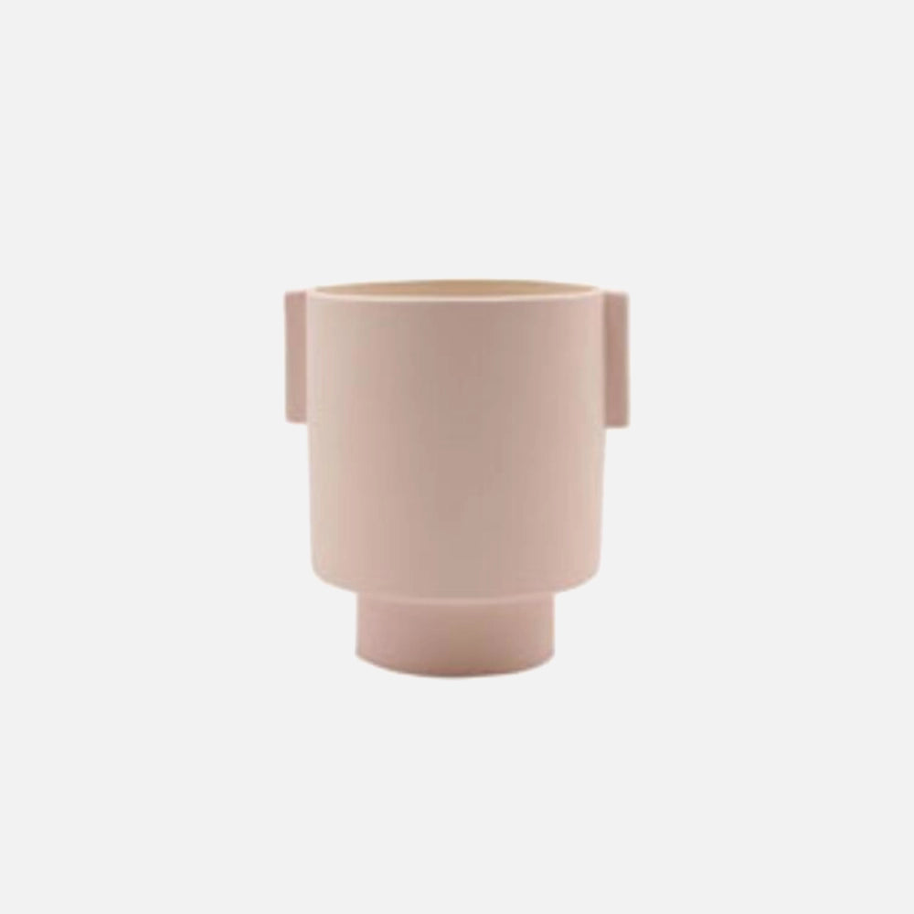 Keramikkruka i skandinavisk Drum-Tom-design – Jordtoner, Liten till Stor