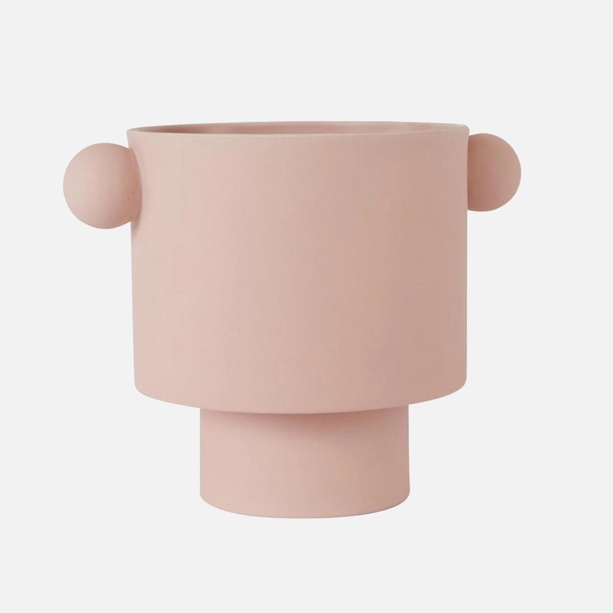 Keramikkruka i skandinavisk Drum-Tom-design – Jordtoner, Liten till Stor