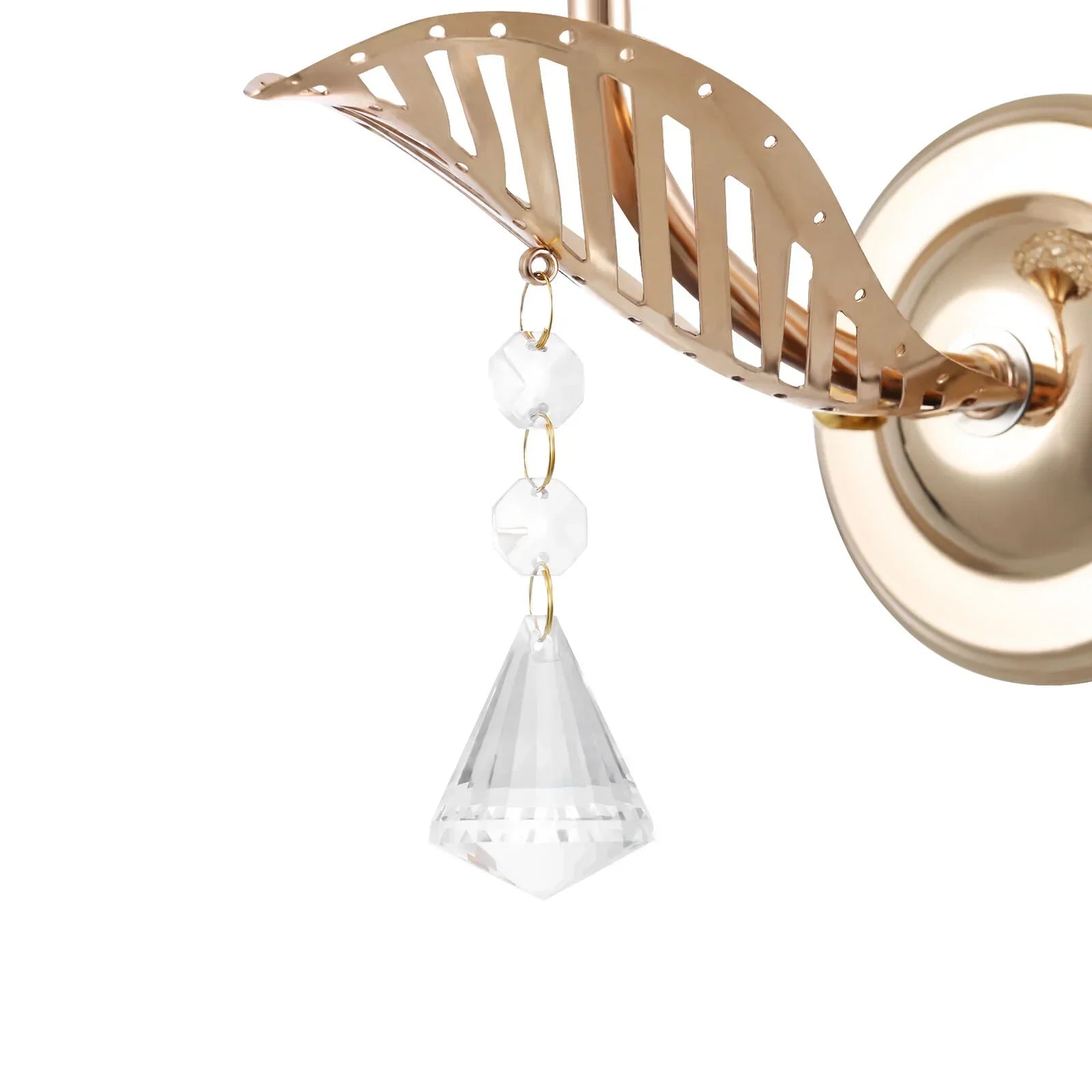 RadiantShine – Modern LED Vägglampa Med Stilig Kristalldesign