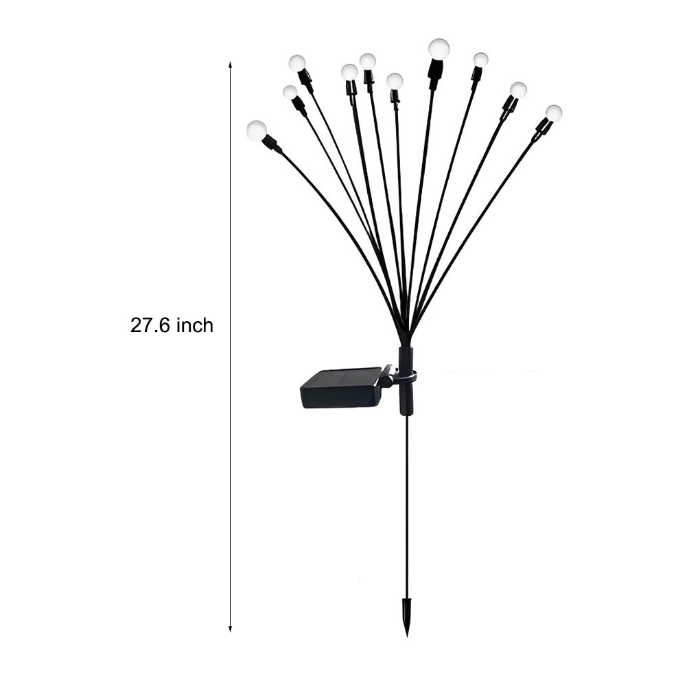 Solarlampor för trädgården Vattentäta LED Ljusstake