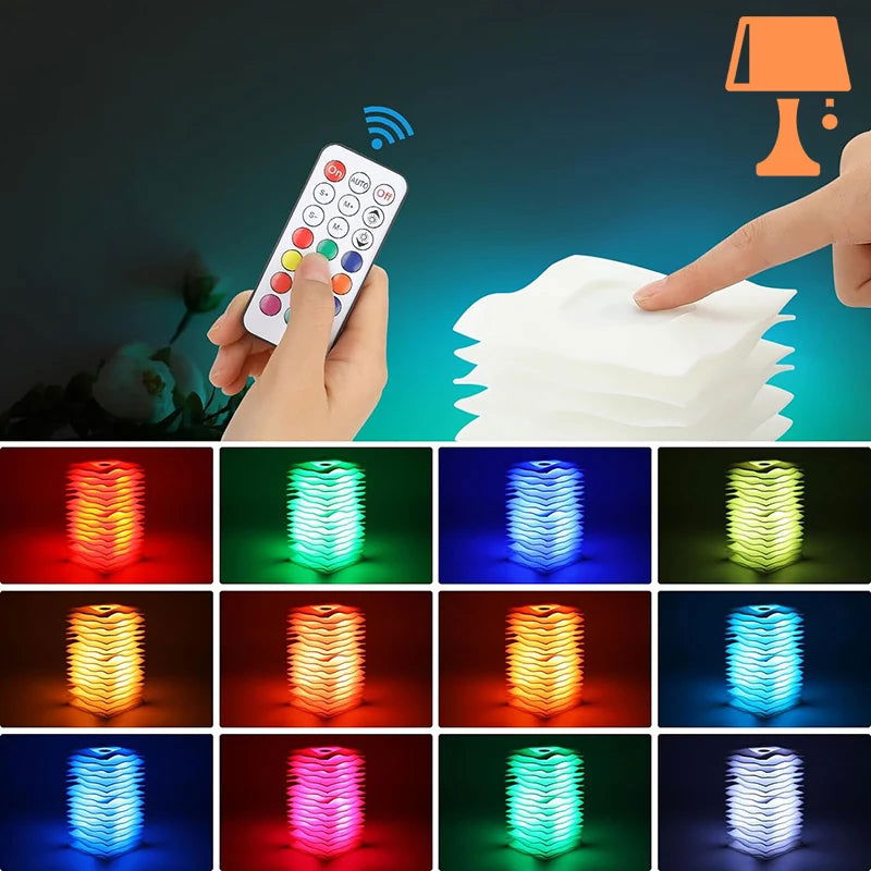 Carvallo - Modern LED sänglampa med konstnärlig vågformad design