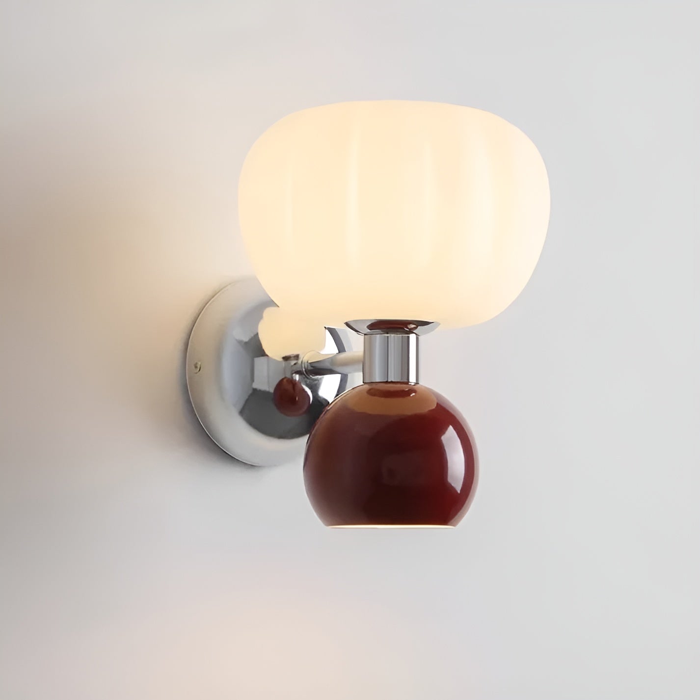 PumpkinGlow Light – Modern Pumpa Stil LED Vägglampa