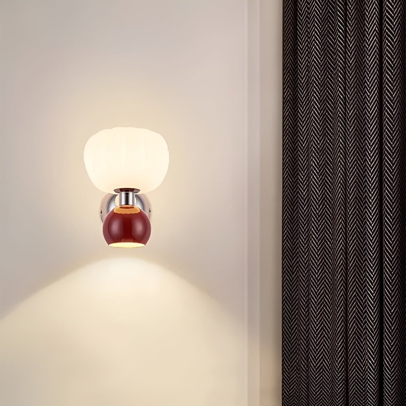 PumpkinGlow Light – Modern Pumpa Stil LED Vägglampa