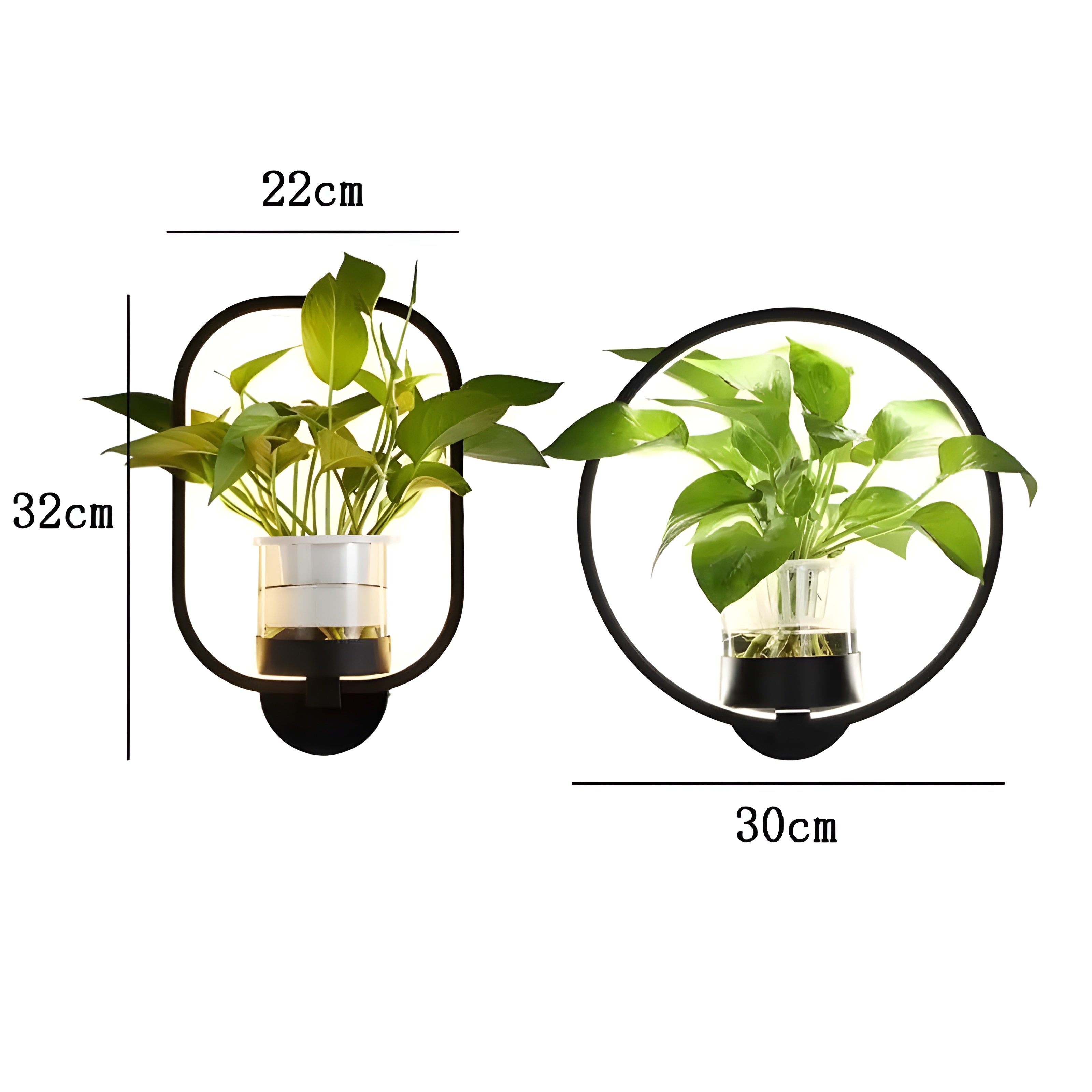 AisleBloom Light - Nordiska växt-LED-vägglampa