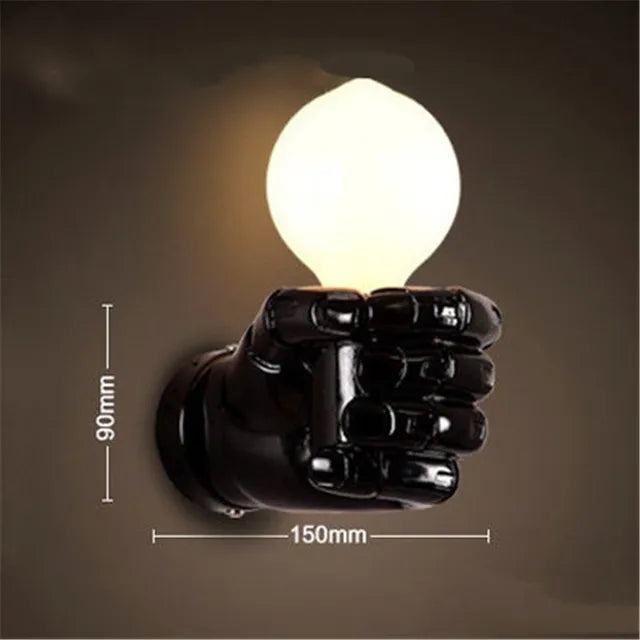 IndustrialGlow - Vasilj i industriell stil av metall - Vintage LED-lampa