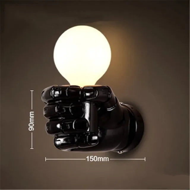 IndustrialGlow - Vasilj i industriell stil av metall - Vintage LED-lampa