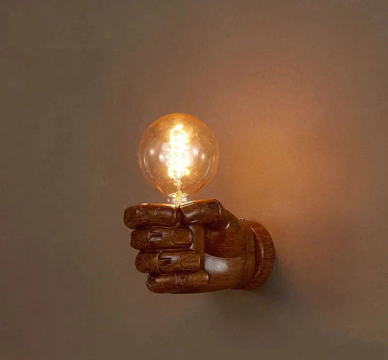 IndustrialGlow - Vasilj i industriell stil av metall - Vintage LED-lampa