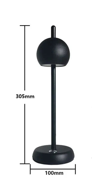 GlowLuxe - Uppladdningsbar LED Bordslampa, Dimbar och Trådlös