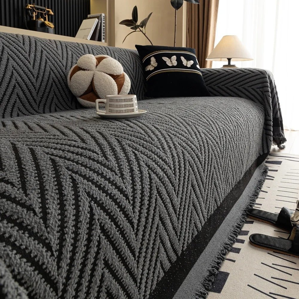 Marella Soft Chevron Sofföverdrag