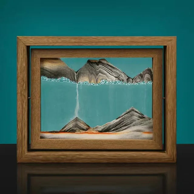 Carvallo - Gyroskopisk roterande sanddekoration för lugna rum