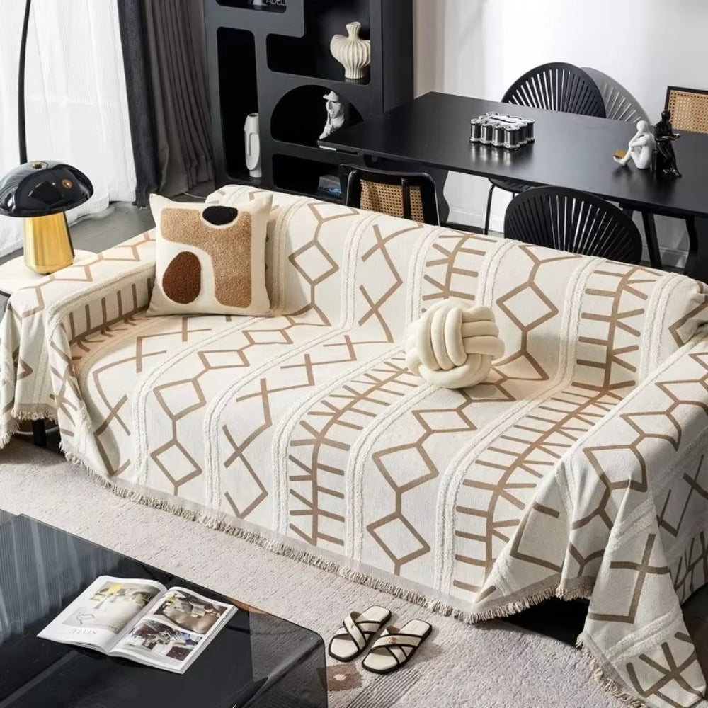 Maze Fyrsäsong Chenille Soffaöverdrag