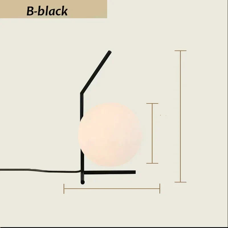 CityGlow - Modern minimalistisk glasbordslampa