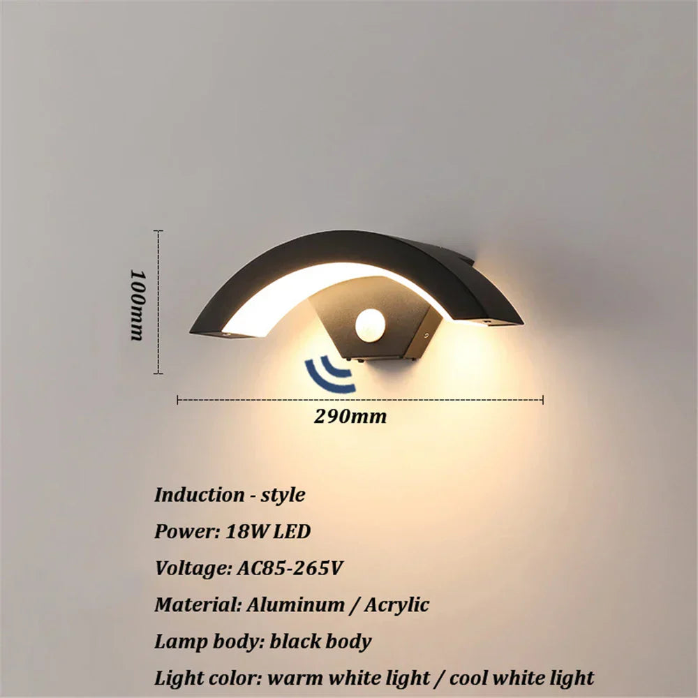 LichtBeeld - Stilren Vattentät Vägglampa