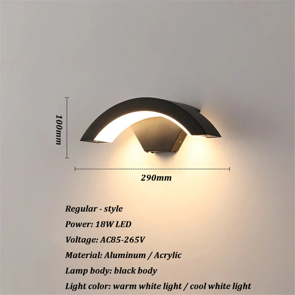 LichtBeeld - Stilren Vattentät Vägglampa