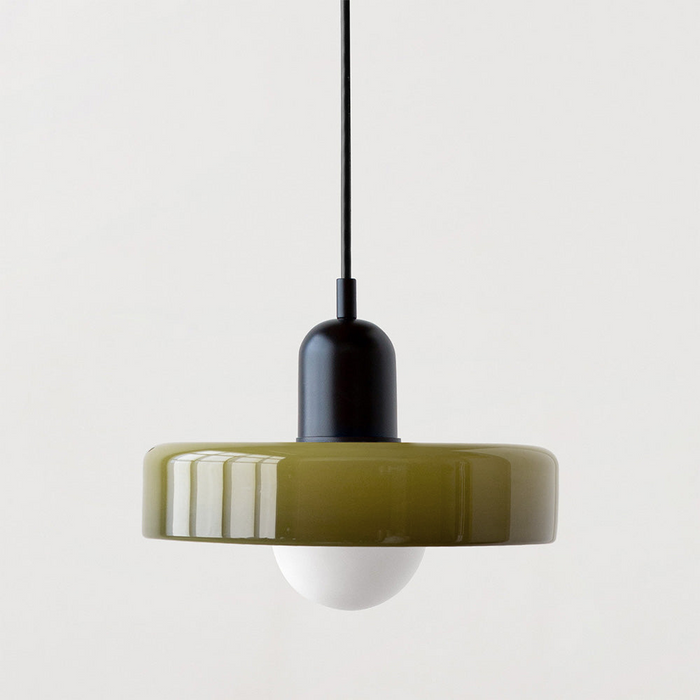 Bauhaus Inspired Colorful Glass Pendant Lamp