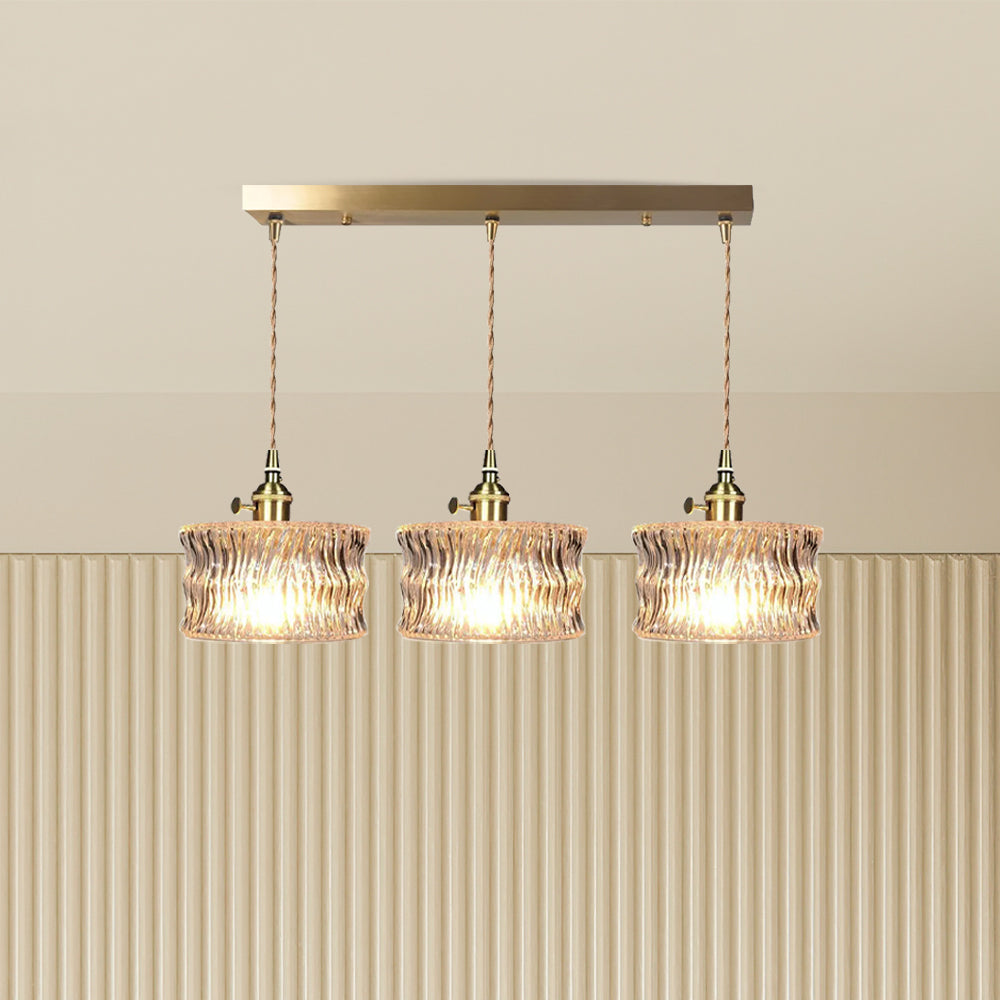 Snygg glas skärm hängande lampa