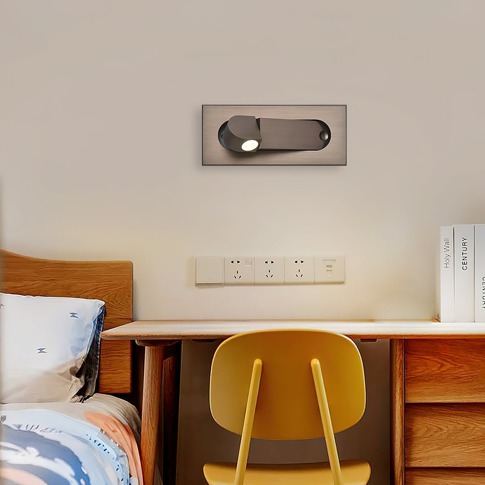 Justerbar LED Sänglampa för läsning