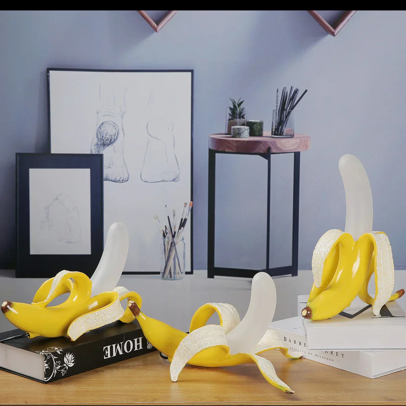 BananaGlow - Dekorativ Bananlampa – Unik LED Bordslampa