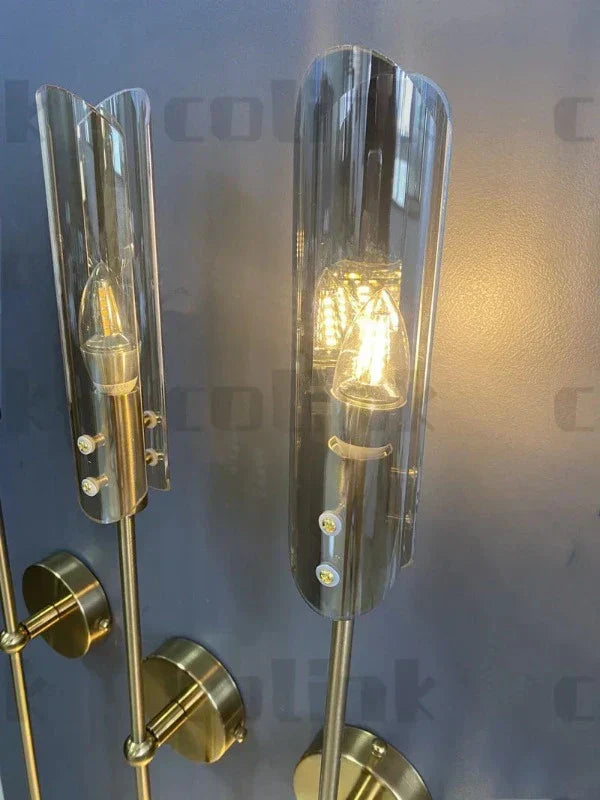 NordicGlow - LED Vägglampa av Glas – Stilfull Väggbelysning