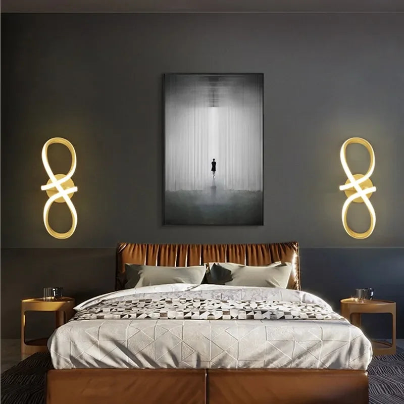 LightEdge - Minimalistisk LED Vägglampa för Moderna Interiörer