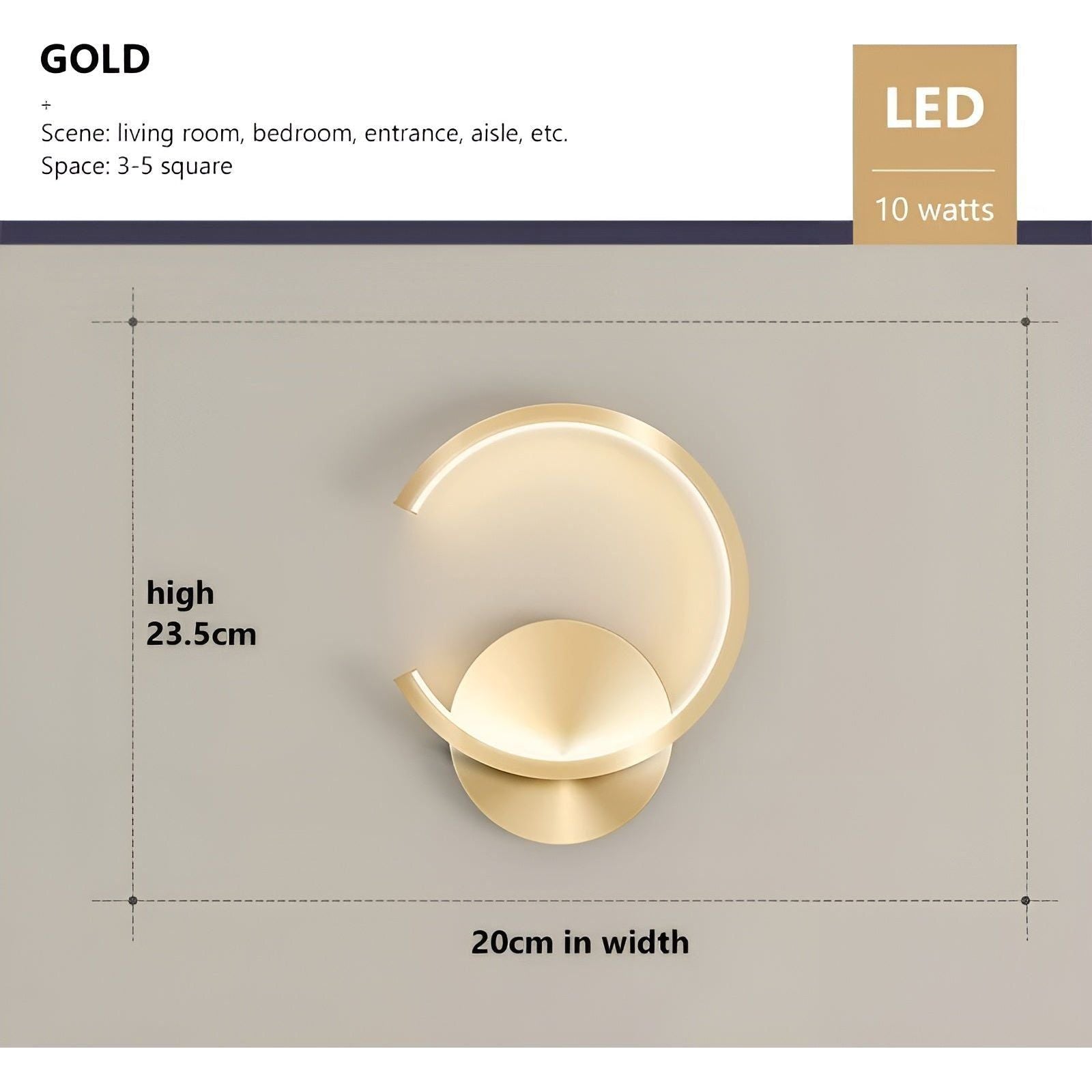 StarryStream Lights - Nordisk Modern Heminredning Vägglampa