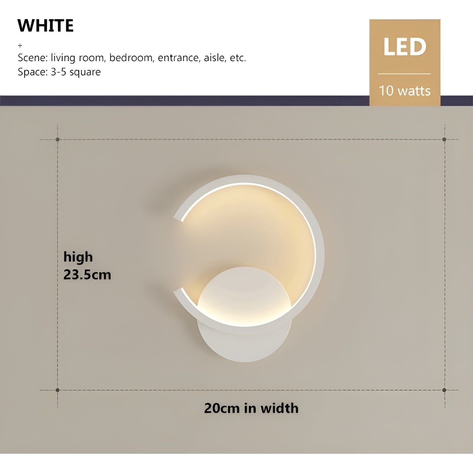 StarryStream Lights - Nordisk Modern Heminredning Vägglampa