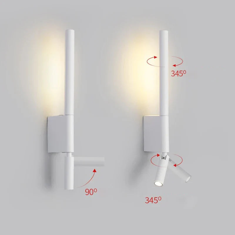 Monokrom - Svart-Vit Vägglampa