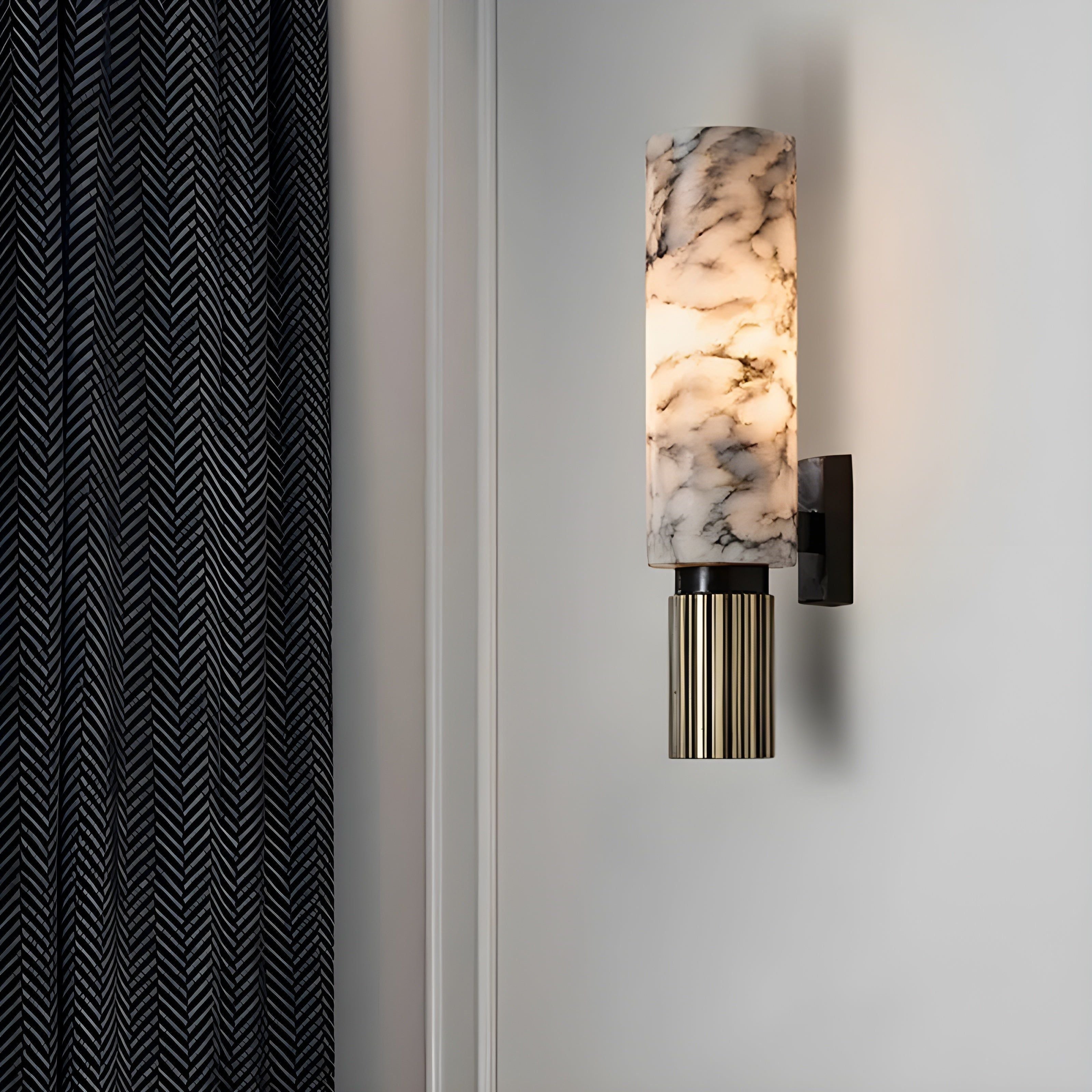 MarbleGlow Vägglampa - Modern lyxig marmorvägglampa