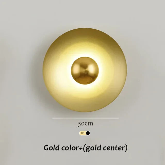 RundSkina - Modern Rund Vägglampa