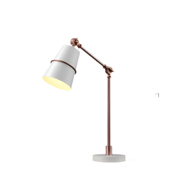 MonoGlow - Modern LED Bordslampa med Roterande Arm | Minimalistisk Design