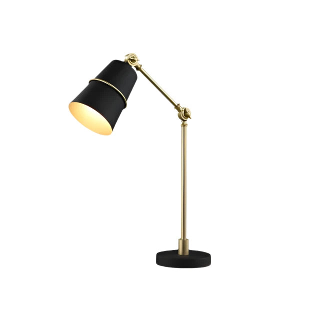 MonoGlow - Modern LED Bordslampa med Roterande Arm | Minimalistisk Design
