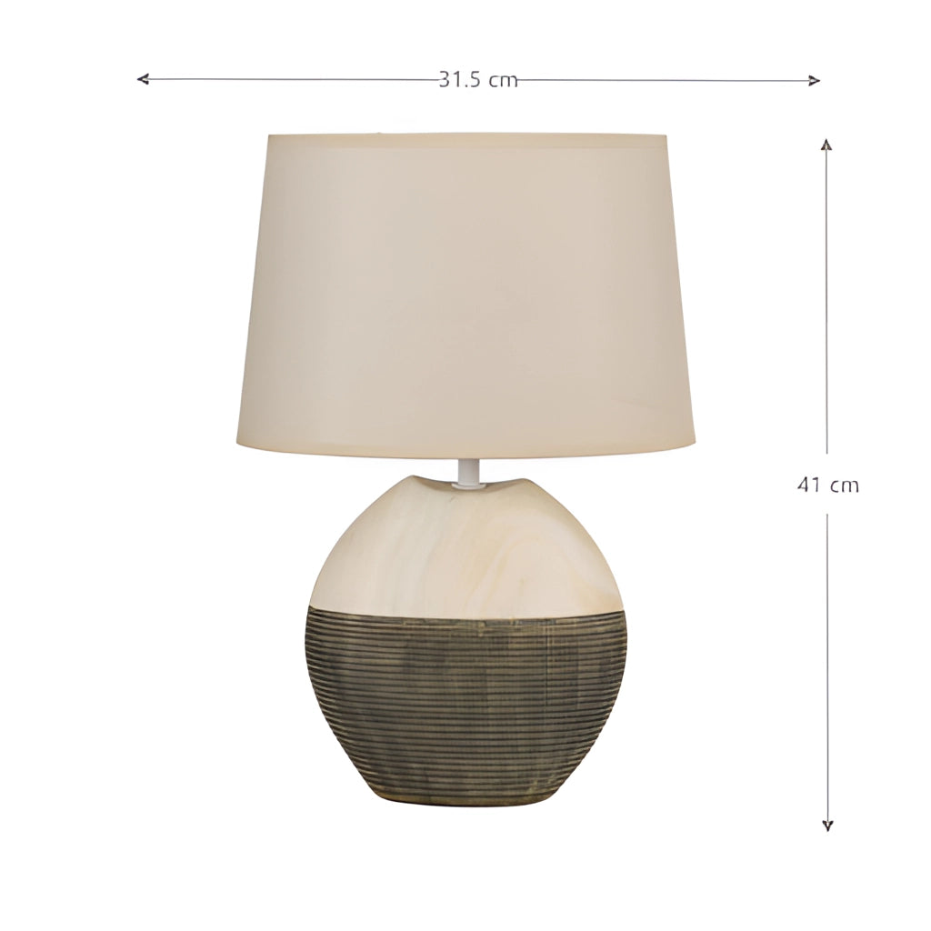 Modern bordslampa med lampskärm – Uppladdningsbar LED-lampa för vardagsrum eller sovrum