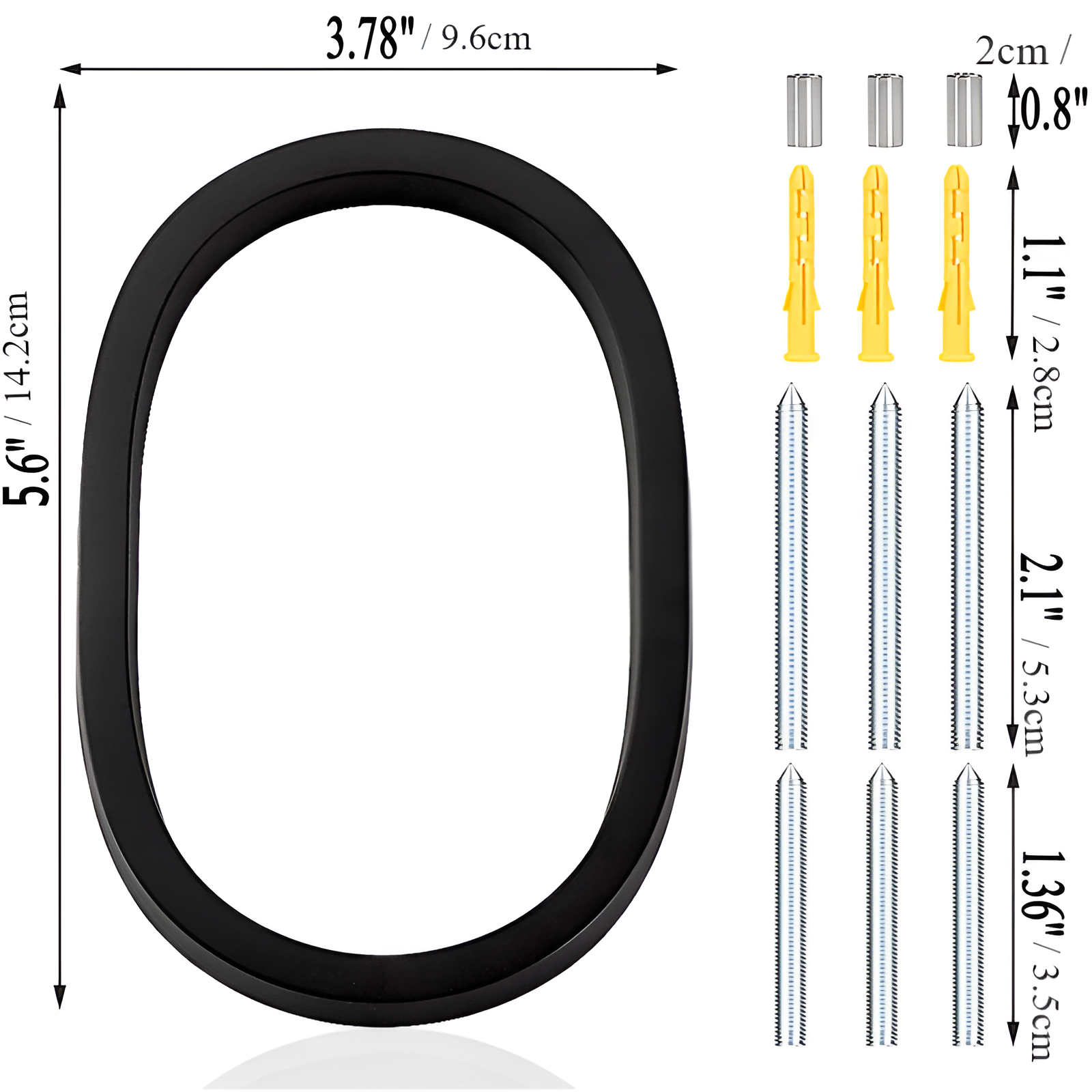 Moderna svarta husnummer – Hållbara, Stiliga & Enkla att Montera