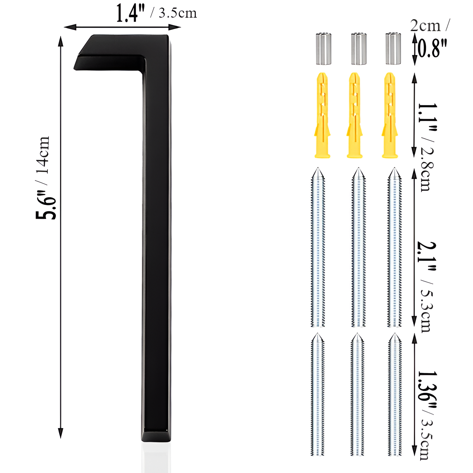 Moderna svarta husnummer – Hållbara, Stiliga & Enkla att Montera