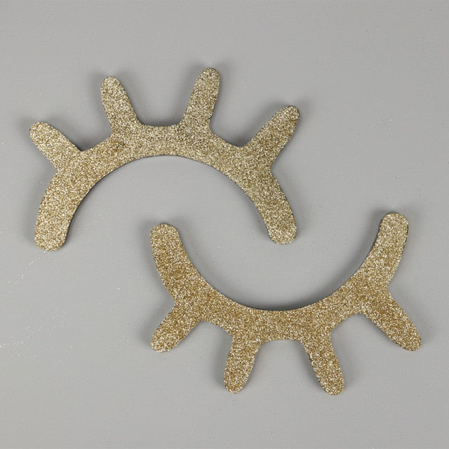 3D Trä Sömniga Ögon Väggdekor för Barnrum Accent