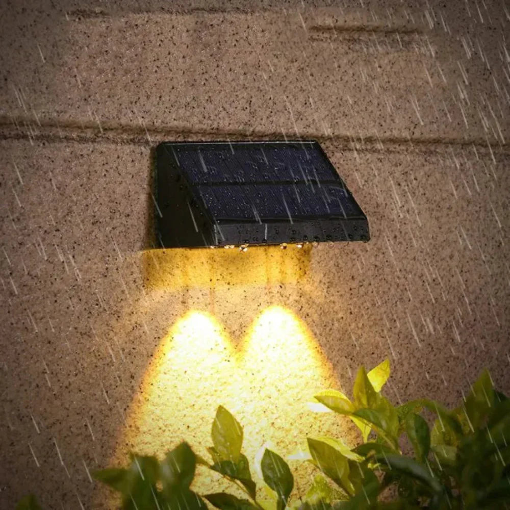 Allväders Solar LED Vägglampa för Utomhusutrymmen