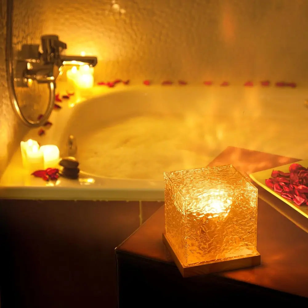 Aurora Borealis Cube Belysningslampa för Fängslande Hemdekor